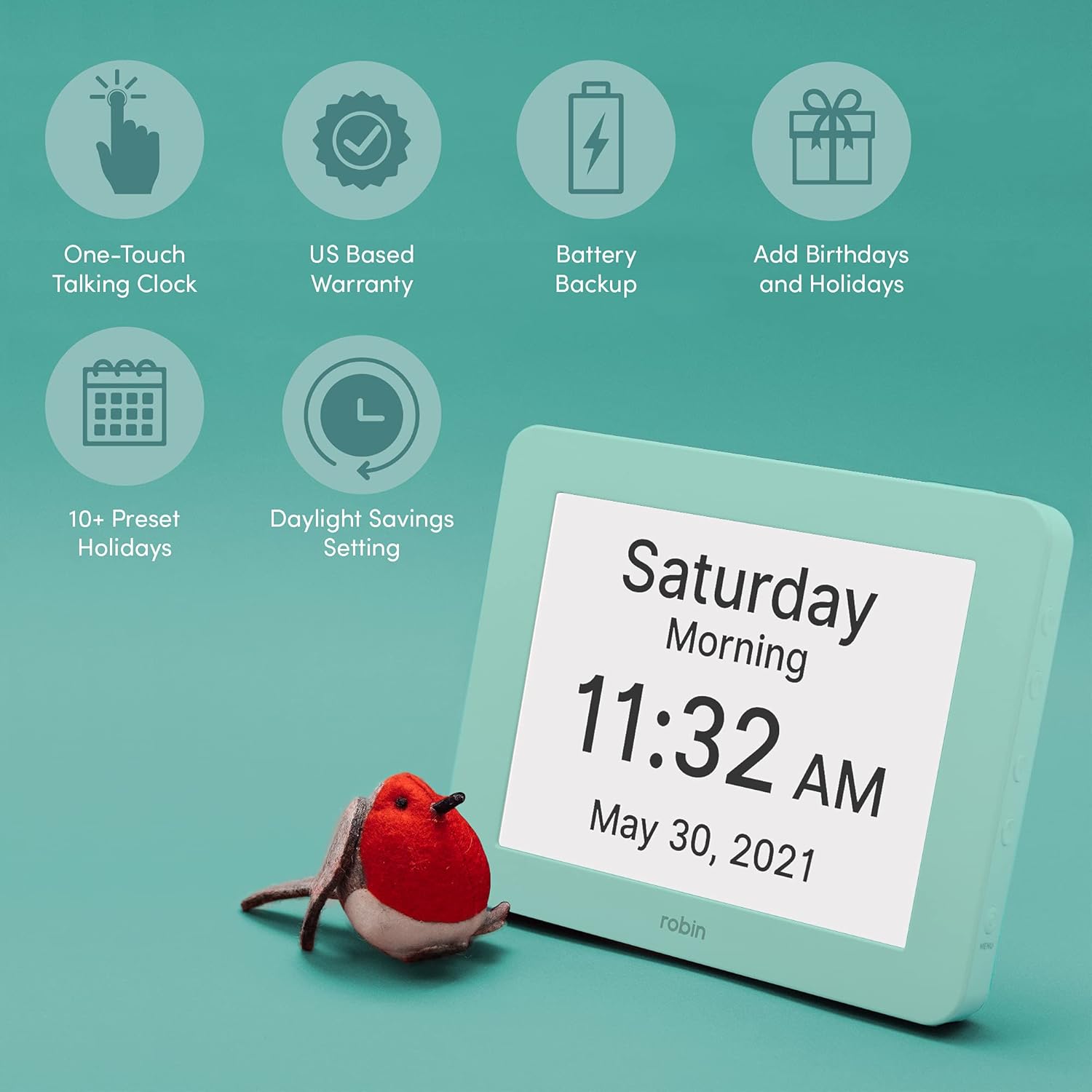 Robin Day Clock